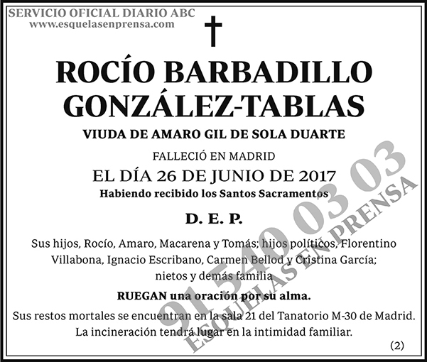 Rocío Barbadillo González-Tablas